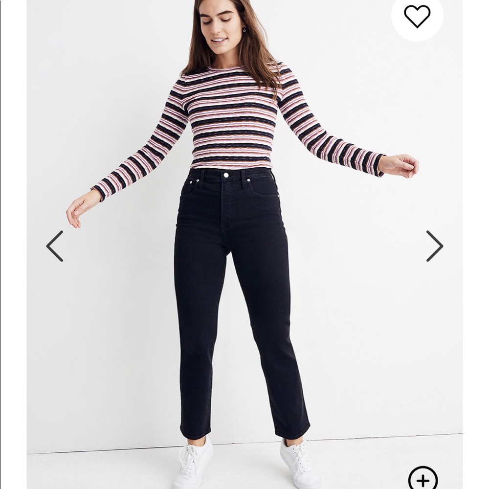Madewell Classic Straight Jeans in Lunar Wash